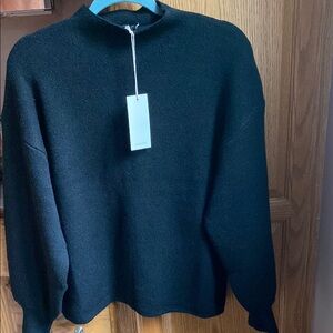 Mock Neck Sweater in fine knit by Vici